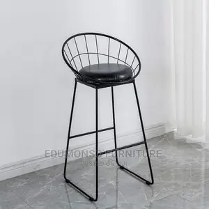 Bar Stool With High Stool Bar Kitchen in Nordic Style