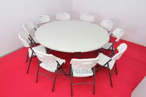 Solid Foldable Table and Chairs