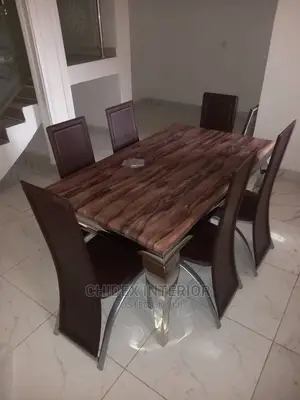Marble Dining Table 6 Seaters