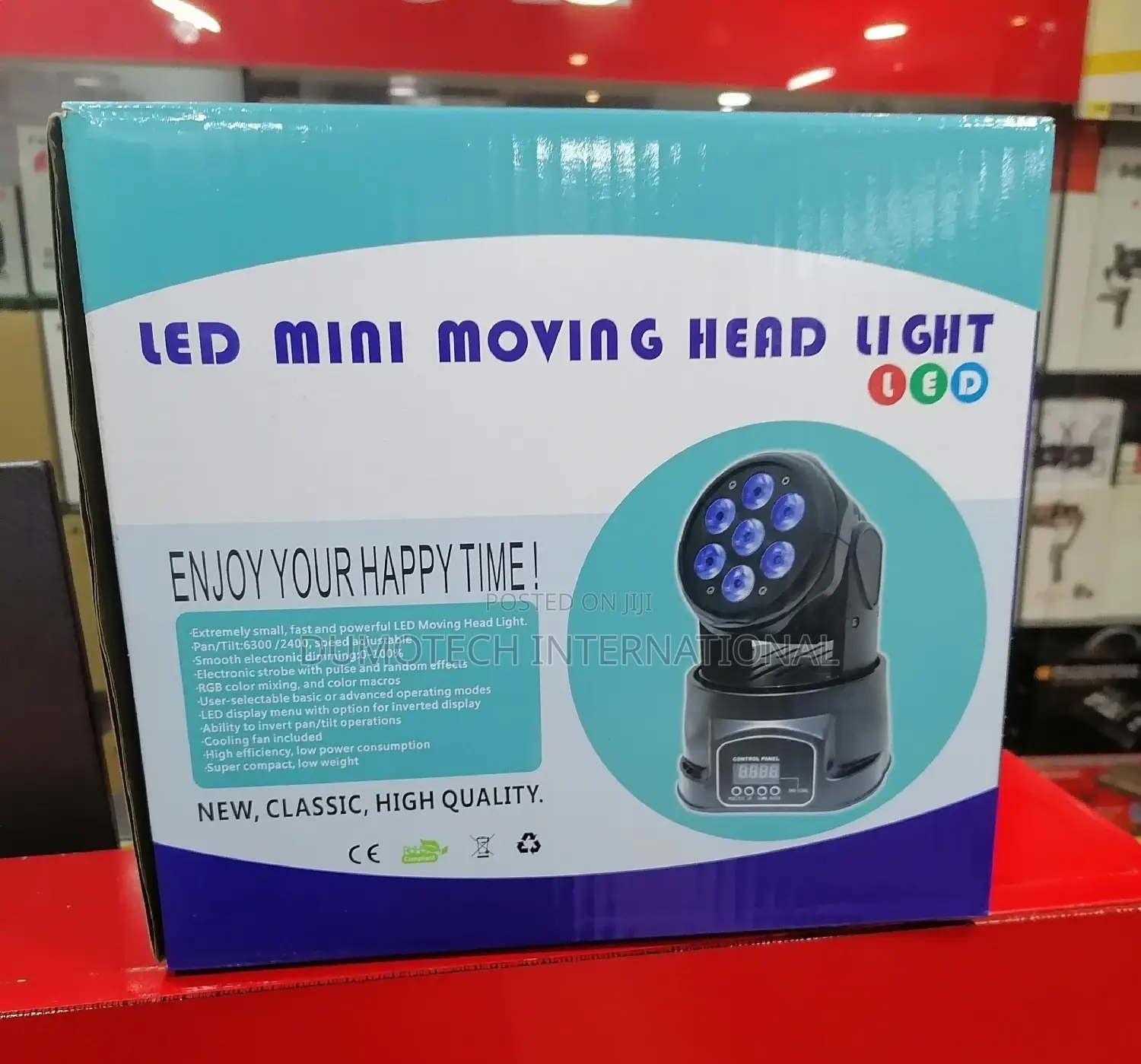LED Moving Light 7 Bulbs