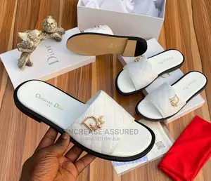 Pure White and High Quality Zara Slippers