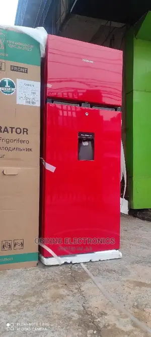 Brand New HISENSE Double Door Fridge With Dispenser/External
