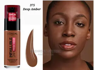 l'Oreal Paris 375 Deep Amber Infallible 24H Foundation 30ml