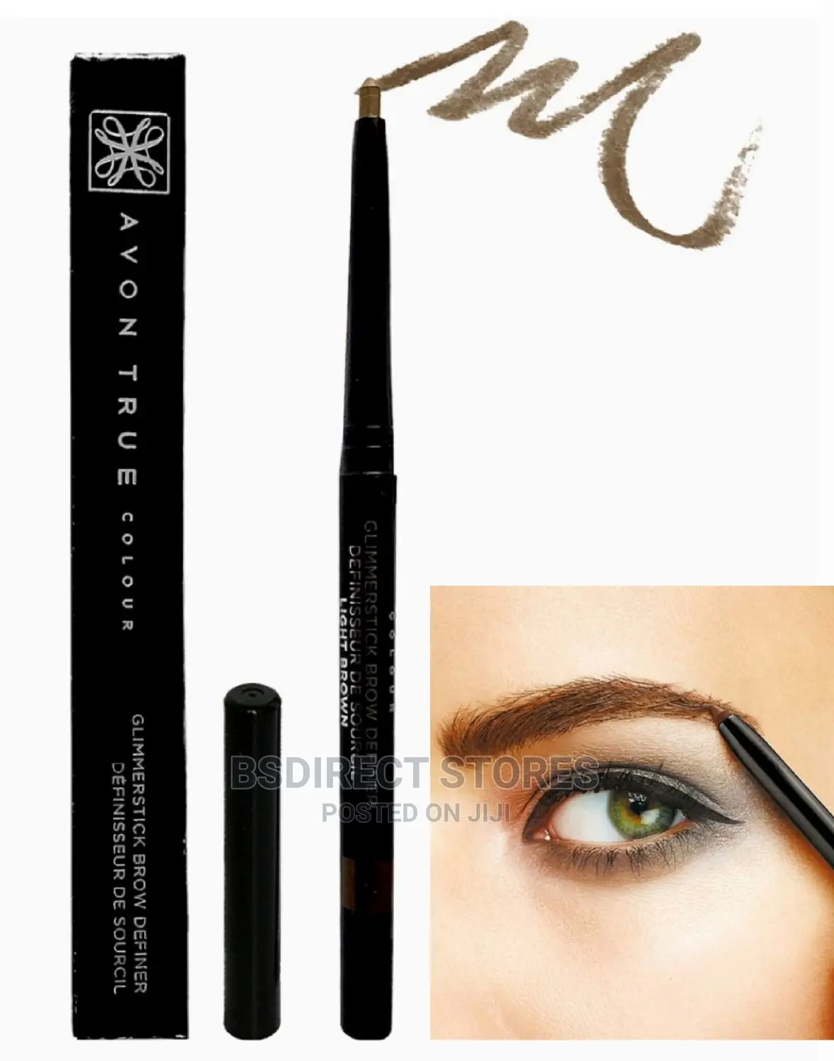 Avon True Colour Glimmerstick Brow Definer - Light Brown