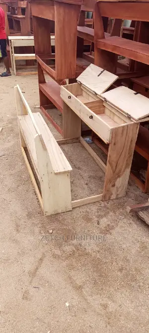 Double Seater Students Chair