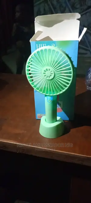 Small Hand Rechargeable Fan With Stand