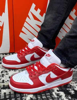 Original NIKE SB DUNK LOW Size 38-48 RED Available in Store