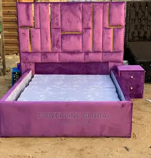 Bed Frame 4x6 With Side Drawer for Homes/ Hotels/ Lounges