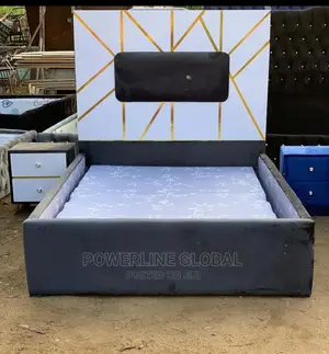 4x6 Bed Frame With Side Drawer for Homes/ Hotels/ Lounges