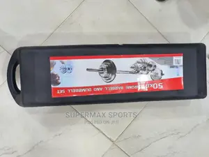 50kg Chrome Dumbbell Silver