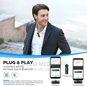 BOYA BY-V10 Wireless Lavalier Microphone