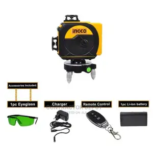Ingco 3D All Lines 8/12/16 Lines Green Laser Level 0-30m