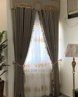 Super Turkey Curtains Material With Board Design