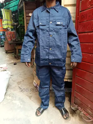 Imported Up And Down Coverall With Reflector