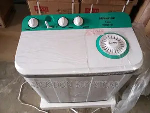 Hisense 7.5kg Twin Tube, Powerful Motor Drive, 1yr Warranty