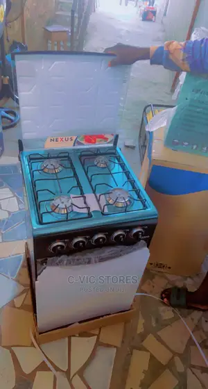 Nexus 4-Burner Gas Cooker 4burners (4 + 0) - Black