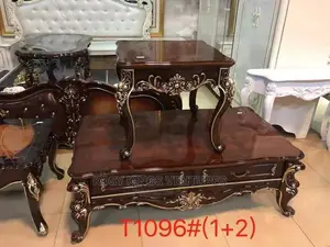 Royal Turkish Wooden Center Table With Two Side Stools