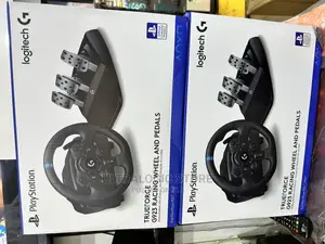 New Logitech G923 Trueforce Racing Wheel Pedals Ps4 Ps5 Pc