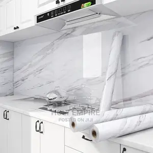 Marble Self Adhesive Waterproof Wallpaper for Kitchen