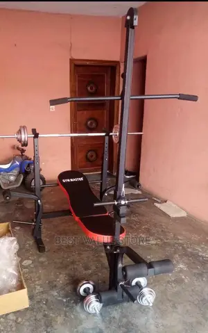 Weight Bench With 50kg Dumbbells