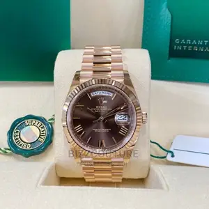 Original ROLEX Rose Grade AAA Day-Date Super Cloned Steel