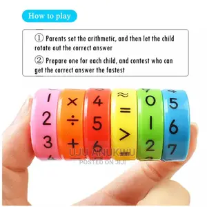Magnetic Learning Mathematics Puzzle