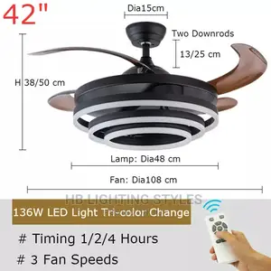 Ceiling Fan With LED Light