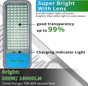 Solar Flood Durable Street Ligh 200W