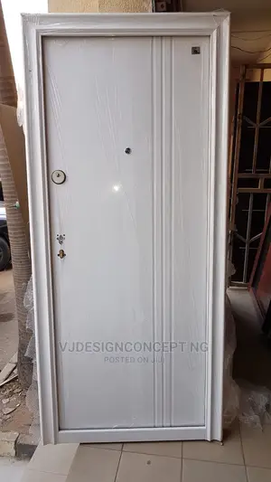 White Security Doors