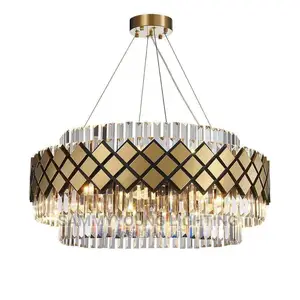 Modern Luxury Ceiling Mounted Dropping Chandelier Light