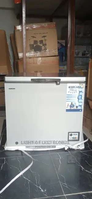 Brand New BRUHM 200L Chest Freezer/Extenal Compressor/Silver