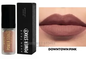 Avon True Colour DOWNTOWN PINK Power Stay Lip Colour