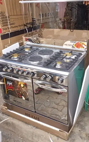 Nexus Double Oven Electric Gas (4+2) Automatic 60 by 90cm