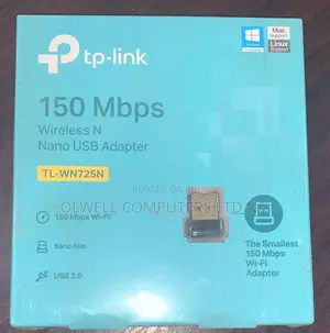 TP-LINK 150mbps Wireless N Nano USB Adapter-tl-wn725n