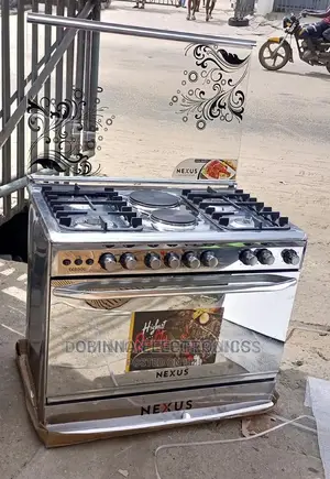 New NEXUS Standing Gas Cooker(60-90)4gas+2electric{Oven Gril