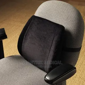 Lower Back Support Cushion for Car Seat (Black)