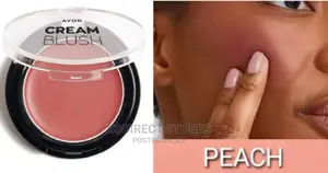 Avon 2-In-1 Peach Lip Cheek Cream Super- Versatile Blush