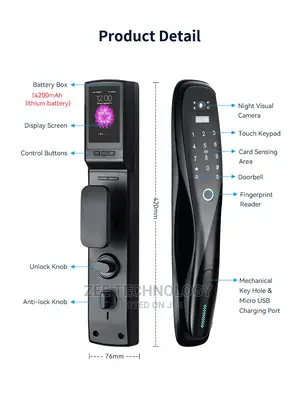 Safety Smart Fingerprint Lock
