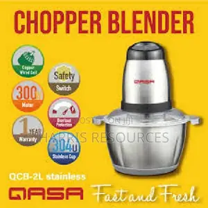 Qasa Yam Pounder/Food Processor- 2 Litres