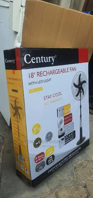 18" Rechargeable Fan
