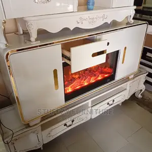 Italian LED Fireplace TV Stands