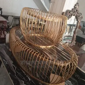 Stuffzy Gold Center Marbel Center Tables