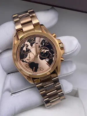 Original MICHAEL KORS Gold Chain Watch Available in Store