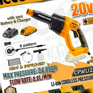 Ingco Cordless Pressure Washer/ Car Wash Machine