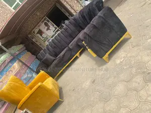L Shape With 2 Singles Sofas Chairs