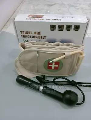 Lumbar Support and Extender Belt Pain Relief Massager Physic