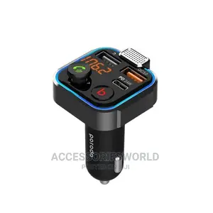 Porodo Smart Car Charger Fm Transmitter 24w.