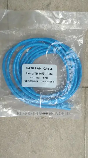 3m Rj45 Fast Gigabit Cat6 Network Lan Superspeed Cable