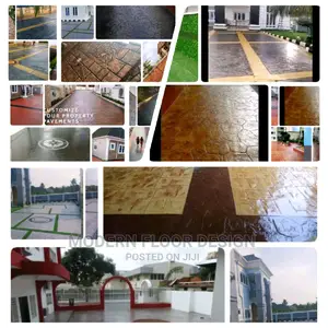 Custom Brick Modern Stamps Floor