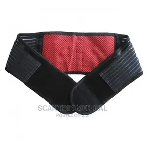 Back Brace Belt Pain Relieve Heat Lumbar Support Massager